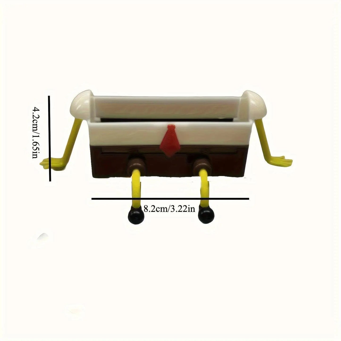 Lightweight Plastic Sponge Holder with Cartoon Design - Essential Soap Dish Rack for Bathroom and Dorm Use, Soap Saver and Bathroom Accessory